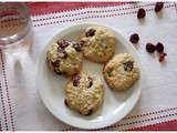 Cookies aux flocons d'avoine et cranberries