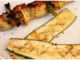Courgettes grillées, pour le défi d'août