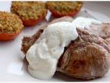 Menu de Pâques - Plat - Gigolette d'agneau à la crème d'ail