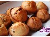 Muffins aux raisins