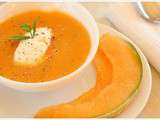 Soupe froide de melon
