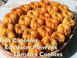 ~~ Minis Cannelés Echalote Poivron Tomates séchées ~~