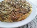 Omelette pesto champignons parmesan