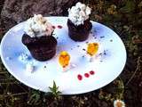 10 - Concours Bio Chef ig Bas - Cup cake choco coco coeur de fruits rouges