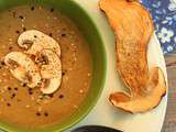 Soupe crue mais chaude aux champignons - recette en vidéo