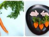Purée de carottes-céleri pour petit lapin