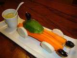 Sauce crème à l'avocat et au sésame (Vegan)