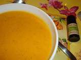 Velouté de carottes à l'huile de petitgrain bigarade (Vegan)