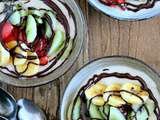 Semoule bowl choco-noisettes et fruits frais