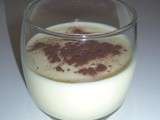 Mousse au chocolat blanc