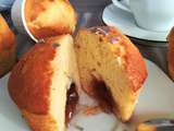 Muffins à l'Huile d'Olive~Lavande~Cœur de Figue (revisite du gâteau au yaourt)