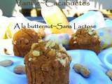 Muffins  Vanille~Cahuètes , à la Courge Butternut