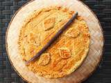 Pâté Créole Sucré~Le Gâteau Réunionnais des fêtes de fin d'année~Revisite Ananas, Vanille Bleue & Papaye Confite
