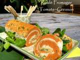 Roulé Fromager Tomate~Cresson {#Foodista challenge#41}