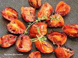 Tomates Mi-Confites à l'Huile d'Olive, Thym et Romarin