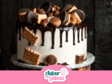 Drip cake chocolat ganache pralinée
