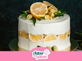 Layer cake citron meringué