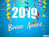 Bonne année 2019 et joyeuse fête à tous