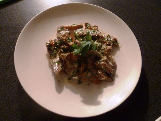 Recette Champignon Sanguin à La Crème