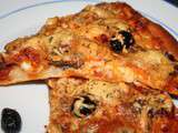 Pizza tomate chorizo champignon emmental