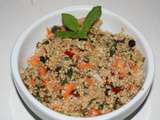 Quinoa, façon Taboulé à l'huile d'olive verte, du croquant et de la puissance... une révélation
