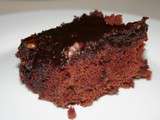 Texas Chocolate sheet cake ou Fondant texan au Chocolat et aux noix
