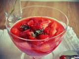 Sans sucre : salade de fraises au pamplemousse