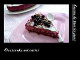 Cheesecake aux cassis