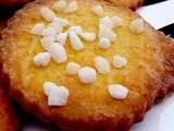 Galettes bretonnes a la fleur d'oranger et aux grains de sucre