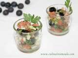 Salade de tomates-myrtilles