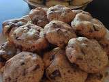 Cookies crousti-fondants aux 3 chocolats