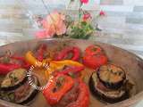 Aubergine poivrons tomates farcis, et les joies de la glisse automnale à saint Malo