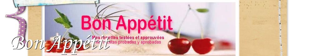 Recettes de Bon Appétit