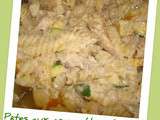 Pâtes au thon et courgettes croquantes - Pasta con atún y calabacines crocantes
