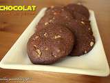 Cookies au chocolat noir et noix de pécan - Ronde interblogs #15