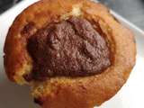 Muffin à la pâte à tartiner