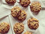 Cookies avoine & amandes aux raisins secs
