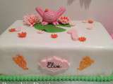 Gâteau d’anniversaire de la Grenouille Rose – #defidugateau