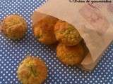 Muffins aux asperges vertes et au Cantal