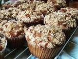 Muffins aux figues blanches et crumble amande/coco