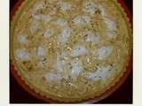 Tarte à l'oignon et au fromage de chèvre