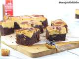 Brownie Marbré Chocolat, Caramel au Beurre Salé & Noix de Pécan - La Mère Poulard