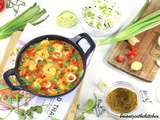 Curry de Crevettes Façon Thai