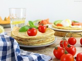 Pancakes Salés Ricotta et Basilic