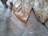 Galette des reines : tarte conversation amandes~poires~ airelles