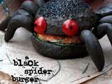 Black spider burger au saumon