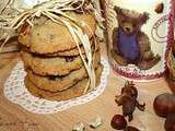 Cookies aux noisettes et pépites de chocolat