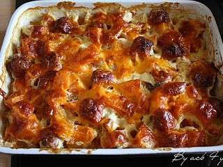 Gratin de butternut à la saucisse