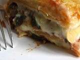 Lasagnes de bœuf aux fanes de radis