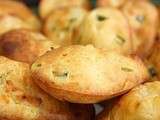 Madeleines chèvre courgette